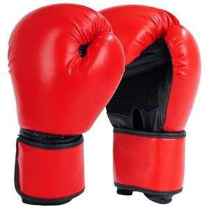Gants de boxe en cuir de qualité supérieure, conception personnalisée OEM ODM, gants d'entraînement et de combat avec support de poignet, équipement de sport, fitness et entraînement en salle de sport - Product Image 1