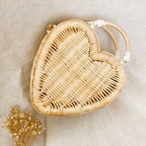 Hermosas cestas infantiles de ratán sostenible para niñas, cestas de juguetes para niñas pequeñas, accesorios para niños - Product Image 1