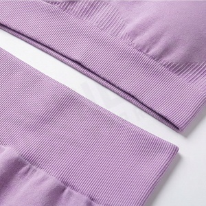 Conjunto de Yoga sin Costuras de Secado Rápido para Mujer, Sujetador Deportivo Reversible, Pantalones Cortos Transpirables, Ropa Deportiva, Color Personalizado - Product Image 5