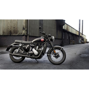 Motocicleta BSA "GOLD STAR 650" Negra con Doble Escape, Frenos de Disco y Placa de Matrícula 69 - Product Image 1