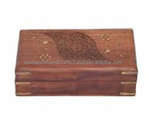 กล่องไม้แกะสลักสำหรับตกแต่งโรสวูดกล่องไม้สำหรับบ้านสำนักงานที่เก็บของแบบมีฝาปิดบานพับกล่องไม้แกะสลัก - Product Image 1