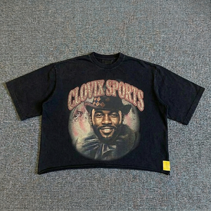 T-shirt streetwear léger et respirant pour hommes et femmes, séchage rapide, tissu anti-humidité, fabrication sur mesure OEM ODM, vente en gros - Product Image 1