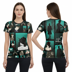 Camisetas Deportivas para Mujer, de Alta Calidad, para Fitness, Entrenamiento, Personalizadas, Impresas, de Secado Rápido, Transpirables y Cómodas, para Gimnasio y Yoga - Product Image 3