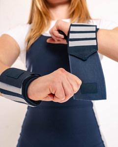 Bandes de maintien élastiques robustes pour l'entraînement en force, bandes de soutien réglables pour la musculation, l'haltérophilie, le soulevé de terre et la presse sur banc - Product Image 4