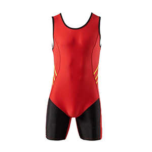 Trajes de Lucha Sublimados para Hombre, Corte Regular, Logotipo Personalizado en la Parte Delantera, Uniforme de Equipo, Ligeros, Transpirables, Spandex/Poliéster - Product Image 4