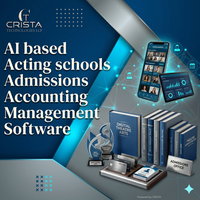 Software de gestión de admitencias en escuelas de actuación basado en IA, diseño de sitios web, aplicación móvil para Android e iOS, WordPress, Shopify, CRM con IA