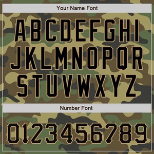 Custom <b>Camo</b> Black Old Gold Varsity <b>Jacket</b> Full-Snap Letterman Bomber Salute To Service <b>Jacket</b> Wholesale Team Wear - Product Image 4