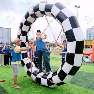 Equipo de Ruedas Inflables para Team Building Vietnam: Garantía de Seguridad en el Transporte, Todas las Estaciones, Inflable Thuy Linh, Fácil de Instalar, PVC - Product Image 6