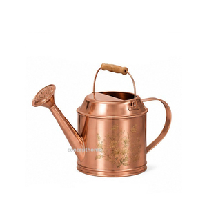 บัวรดน้ำทองเหลืองลายดอกไม้ ทนทานสำหรับใช้ในงานสวน - Product Image 4