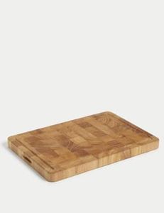 Root & Grain Chopping <b>Boards</b> Wooden Rectangle Chopping Block Anti-Slip Kitchen Cutting <b>Board</b> Natural Finish Combination Chopper - Product Image 2