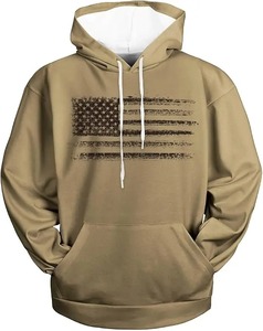 Sudadera con Capucha Personalizable para Hombre, Estilo Americano, Color Negro, Corte Regular, Algodón French Terry, Logotipo Frontal - Product Image 6