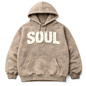 Sweat à capuche épais en molleton pour homme, en coton délavé à l'acide, style vintage, coupe oversize, pour l'hiver, mode streetwear - Product Image 2