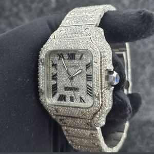 Reloj de Pulsera para Hombre, Edición Limitada de Lujo, Estilo Hip Hop, con Diamantes Moissanite de Claridad Original, Envío Directo - Product Image 1