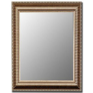 Miroir mural de style luxueux en bois doré, finition antique dorée, miroir décoratif en métal sculpté avec un décor en forme d'urne pour la décoration de la maison et des hôtels - Product Image 4