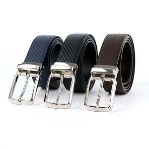 Cinturón de cuero genuino personalizable para hombre, cinturón de cuero con hebilla de moda para hombre, cinturón informal de negocios para jeans para hombre - Product Image 6