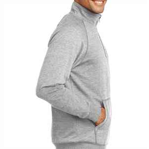 Sweat-shirts à col zippé personnalisés, couleur unie, tendance, en coton, pour homme, grande taille, collection hiver, best-seller - Product Image 1