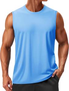 Nuevas Camisetas sin Mangas para Hombre al por Mayor, Camisetas de Secado Rápido con Protección Solar UPF 50+, Camisetas Deportivas para Gimnasio y Entrenamiento Muscular - Product Image 3