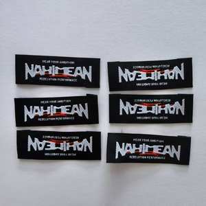 Etiquetas Tejidas Personalizadas con Logotipo de Dibujos Animados TITAN TREAD WEAR TTW-CTL-0005, Autoadhesivas por un Lado, Plegables, Ecológicas, Lavables, Cortadas con Láser - Product Image 4