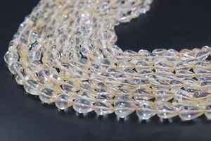 ลูกปัดหินซิทรีนทรงหยดน้ำตาธรรมชาติแบบ100% มาอย่างเรียบเนียนสำหรับงานออกแบบทำเครื่องประดับที่สร้างสรรค์ - Product Image 2