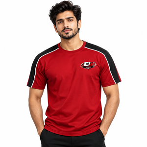 Camisetas de hombre en oferta: Las camisetas de hombre más vendidas hechas en Pakistán, de nueva moda, lisas, con ribete, ligeras, estilo urbano. - Product Image 1
