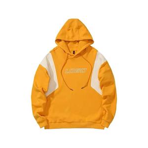 Sudadera con Capucha Azul Unisex, Manga Raglán, Estilo Holgado Informal, 100% Algodón, Tejido French Terry Antipilling, para Invierno - Product Image 4