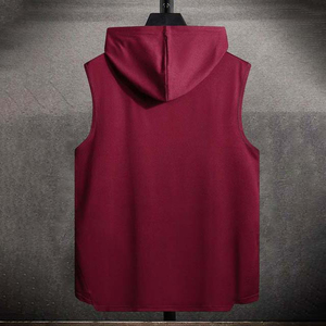 Wholesale Price Women Stylish Sleeveless Zipper Hoodies Premium Cotton Casual Hooded Vest Wholesale Price Factory Direct <b>Gilet</b> - Product Image 2