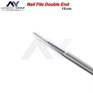 Lime à ongles incarnés professionnelle double face en acier inoxydable de haute qualité, nouveau design pour une manucure de précision, idéale pour les salons. - Product Image 5