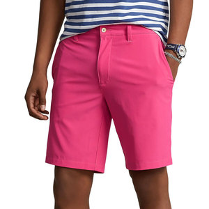 <b>Men's</b> <b>Pink</b> Bermuda <b>Shorts</b> Solid Color Button Fly Casual Woven Mid Waist Style <b>Mens</b> Training <b>Shorts</b> Durable Athletic Sports - Product Image 4