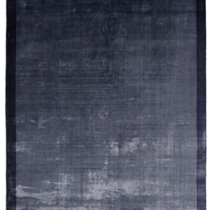 Tapis en laine tissé à la main sur mesure 9x12 gris foncé, minimaliste, avec bordure, pour salons contemporains - Product Image 4