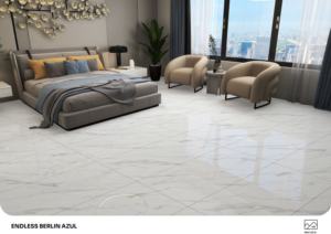 กระเบื้องพอร์ซเลนเคลือบเงาคุณภาพพรีเมียม ขนาด 600x1200 มม. กระเบื้องแผ่นใหญ่ สำหรับโครงการที่อยู่อาศัยและเชิงพาณิชย์ - Product Image 4
