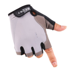 Low MOQ Quick Dry Breathable Half Finger Polyester Lace-<b>Up</b> Closure Outdoor Weightlifting Gloves for Bodybuilding Gym Use - Product Image 4