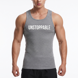 Débardeur de sport pour homme, sans manches, pour musculation, entraînement, fitness, sport, coupe ajustée, décontracté, athlétique - Product Image 1