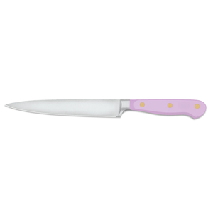 Premium Stainless Steel Utility <b>Knife</b> with Lavender Riveted Handle <b>Sharp</b> <b>Kitchen</b> Blade for Food Preparation Vegetable Meat - Product Image 1