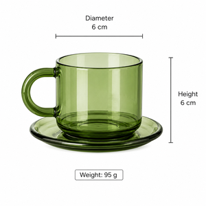 Wholesale Kanghailong Premium Quality 100ml Transparent Glass <b>Reusable</b> Eco-Friendly Durable Contemporary Design Tea <b>Cups</b> Stock - Product Image 2