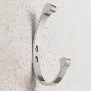 Ganchos de metal clásicos para colgar abrigos, sombreros y bolsos en la entrada, estante de almacenamiento montado en la pared. - Product Image 6