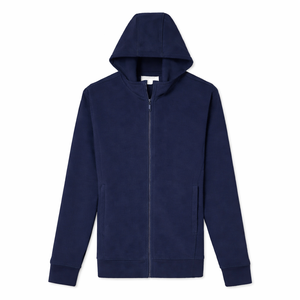 Sudadera con capucha unisex con cremallera |   Sudadera de Manga Larga de Color Sólido para Otoño |   Con capucha informal |   Venta al por Mayor OEM Personalizada al por Mayor - Product Image 2