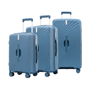 Nouvel ensemble de bagages rigides en PP avec serrure TSA, poignée en aluminium et roues pivotantes à 360° – Fabricant vietnamien – Design tendance et durable - Product Image 3