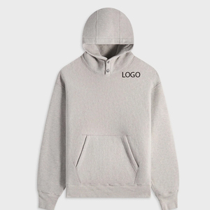 Hoodie pour homme au design uni et durable avec coutures renforcées / Design minimaliste avec logo personnalisé et manches longues - Product Image 1