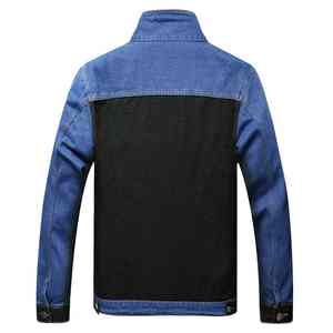 แจ็คเก็ตยีนส์ผู้ชายคุณภาพสูง ดีไซน์ทันสมัย รุ่นใหม่ล่าสุด แห้งเร็ว ระบายอากาศได้ดี เป็นมิตรต่อสิ่งแวดล้อม เหมาะสำหรับฤดูหนาว - Product Image 2