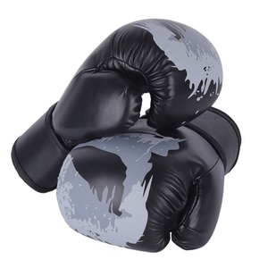 Guantes de Boxeo Personalizados para Adultos, Cómodos, de Cuero Vacuno Profesional, con Impresión de Logotipo Personalizado para Uso en Exteriores - Product Image 2