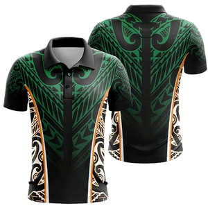 Polo de sport de qualité supérieure 2026, nouveau, haute qualité, logo personnalisé par sublimation, unisexe, pour le golf, design rouge et bleu, matière douce - Product Image 5