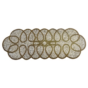 Set de table coloré motif feuille pour la décoration de table de salle à manger, restaurant, bar, mariage, avec plusieurs perles - Product Image 6