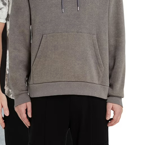 เสื้อฮู้ดกันลมผ้าฟลีซเนื้อนุ่มระบายอากาศได้ดี คุณภาพสูง ผลิตตามสั่ง ย้อมสีพื้นแบบแอซิดวอช สำหรับฤดูหนาว ผลิตจากผ้าฝ้าย 100% ผลิตโดยตรงจากมานูเชอร์ ปากีสถาน - Product Image 5