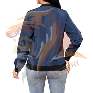 Knitted Breathable Material Made <b>Women</b> Satin <b>Jacket</b> New Arrival High Quality Fashion Winter Satin <b>Jacket</b> for <b>Women</b> - Product Image 2