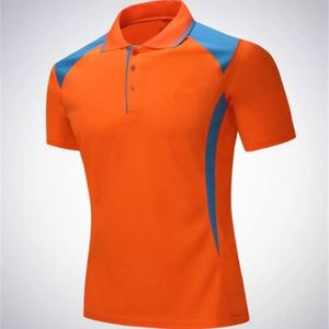 เสื้อเชิ้ตผู้ชายพรีเมียม สีพื้น แขนสั้น ผ้าถักโพลีเอสเตอร์ แห้งเร็ว สวมใส่สบาย เหมาะสำหรับงานทีม พร้อมโลโก้สั่งทำด้านหน้า - Product Image 3
