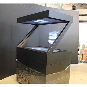 Vitrine d'affichage <span class=keywords><strong>pyramide</strong></span> holographique 3D, boîte holographique transparente, boîte 180 <span class=keywords><strong>pyramide</strong></span> <span class=keywords><strong>hologramme</strong></span> en verre pour musée et publicité - Product Image 2