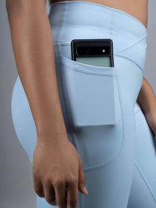 Conjunto Deportivo de Yoga de 2 Piezas para Mujer, Talla Grande, Cintura Alta, Transpirable, de Secado Rápido, Sin Costuras, Top Deportivo y Leggings - Product Image 3