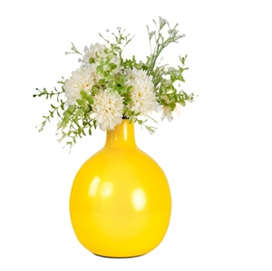 Maceta Decorativa de Estilo Elegante para Interiores, Florero de Metal de Gran Calidad Hecho a Mano para Mesa de Salón - Product Image 3