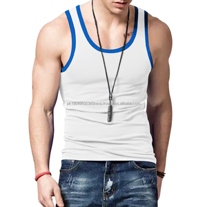 High Quality Sleeveless Shirt Muscle Cutout Hollow Gym Fitness <b>Mens</b> Custom Stringer Bodybuilding Tank <b>Top</b> - Product Image 5
