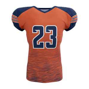 Pantalon de football rembourré bleu unisexe, taille élastique, coupe régulière, taille adulte, toutes saisons, couleur unie, respirant, antibactérien - Product Image 2